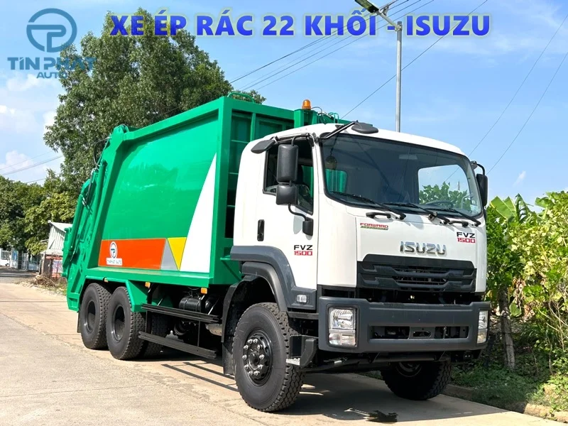 Xe Ép Rác 22 Khối ISUZU FVZ