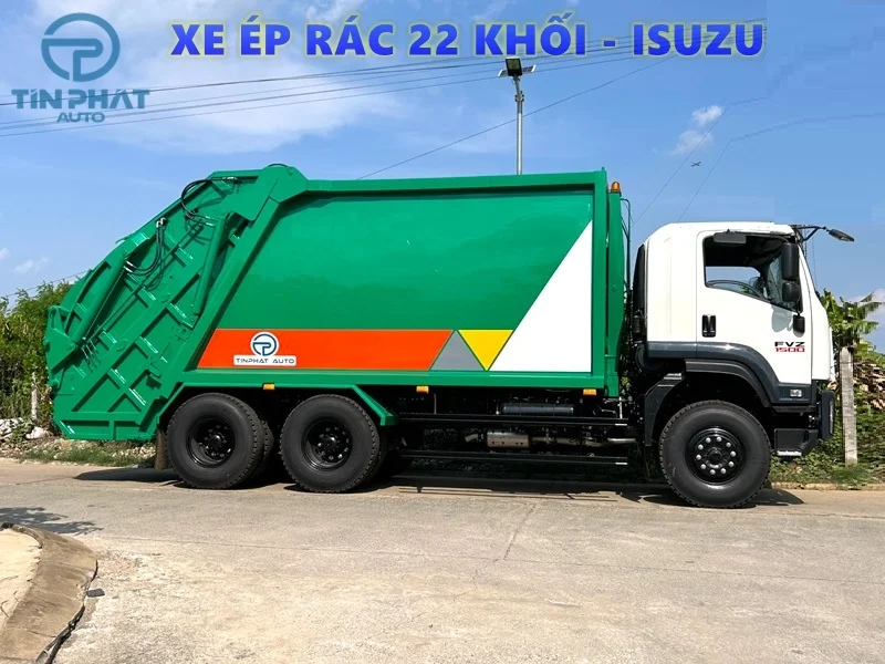 Xe Ép Rác 22 Khối ISUZU FVZ