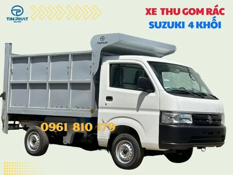 Xe Chở Rác530KG Suzuki Pro