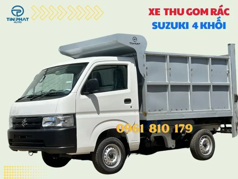 Xe Chở Rác 700KG Suzuki Pro