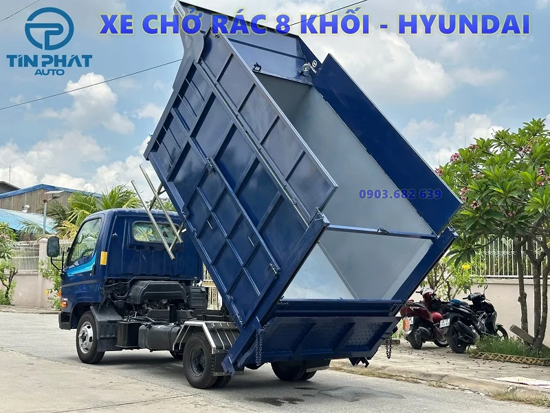Xe Chở Rác 8 khối Hyundai E5