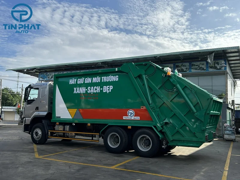 Xe ép rác 22 khối CHENGLONG