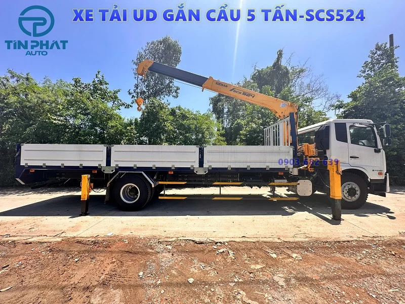 Xe cẩu 5 tấn