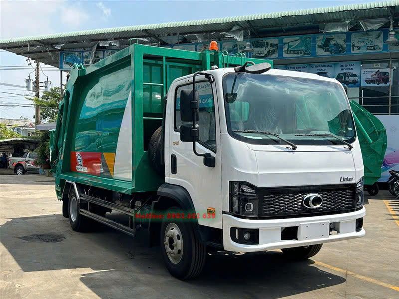 Xe ép rác 12 khối Thaco