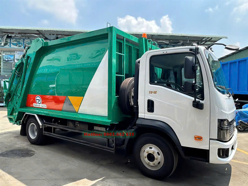 Xe ép rác 12 khối Thaco