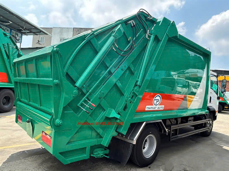 Xe ép rác 12 khối Thaco