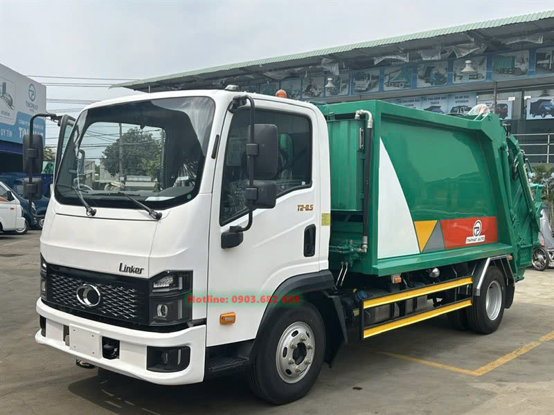 Xe ép rác 6 khối Thaco