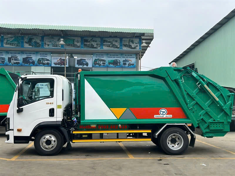 Xe ép rác 6 khối Thaco