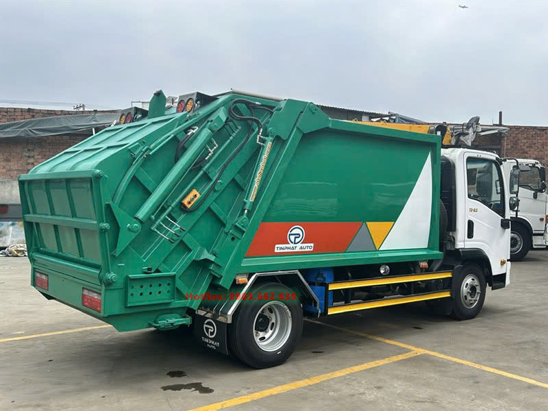 Xe ép rác 6 khối Thaco